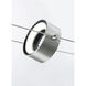 Sean Lavin K-Corum Satin Nickel Low-Voltage Track Head Ceiling Light, Integrated LED