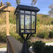 Prairie LED 14 inch Black Outdoor Post Light, Solar
