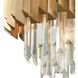 Seneca Falls 6 Light 26 inch Matte Gold Chandelier Ceiling Light