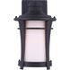 Madison 1 Light 11 inch Black Outdoor Wall Light