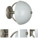 Mavisten Edition Copernica LED 8.5 inch Pewter Wallchiere Wall Light in Polished Nickel, White