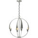 Cirque 4 Light 19 inch Sterling Chandelier Ceiling Light, Small - Open Box