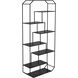 Marquise Matte Black Bookcase