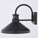 Highland Park 1 Light 10.75 inch Matte Black and White Outdoor Motion Sensor Wall Light