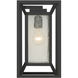 Harbor View 1 Light 13 inch Coal Outdoor Wall Mount, Great Outdoors