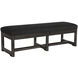 Charles Burnt Black Bench