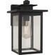 Rock Creek 1 Light 12 inch Textured Black Outdoor Wall Lantern