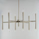 Rome 12 Light 29.25 inch Satin Nickel Chandelier Ceiling Light