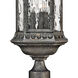 Regal LED 22.5 inch Black Granite Outdoor Post Mount Lantern