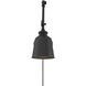 Farmhouse 60.00 watt Matte Black Adjustable Wall Sconce Wall Light