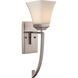Cameo 1 Light 6 inch Brushed Nickel Wall Sconce Wall Light
