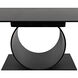 Shape 25 X 24 inch Matte Black Side Table