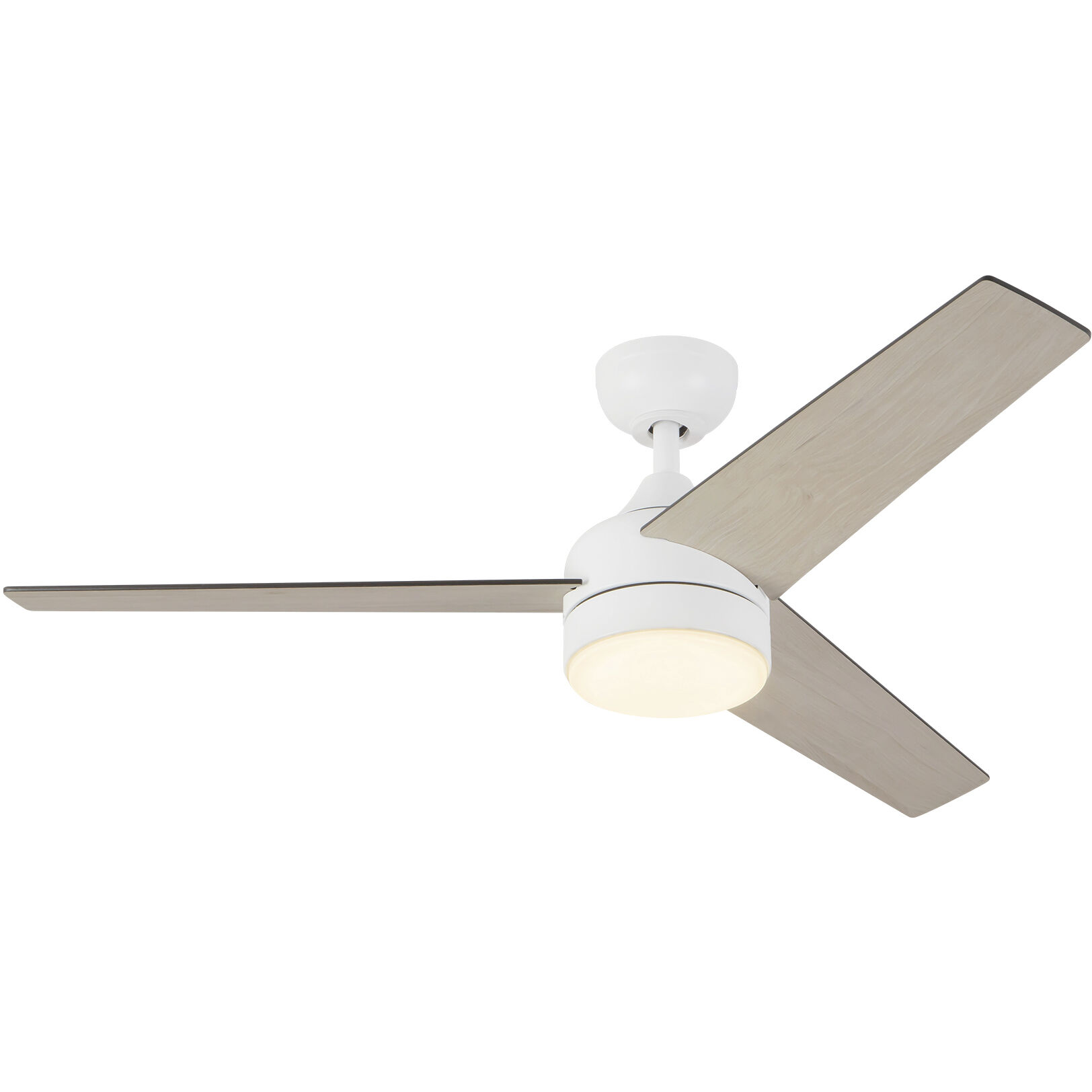 Nash 51.75 inch White Ceiling Fan