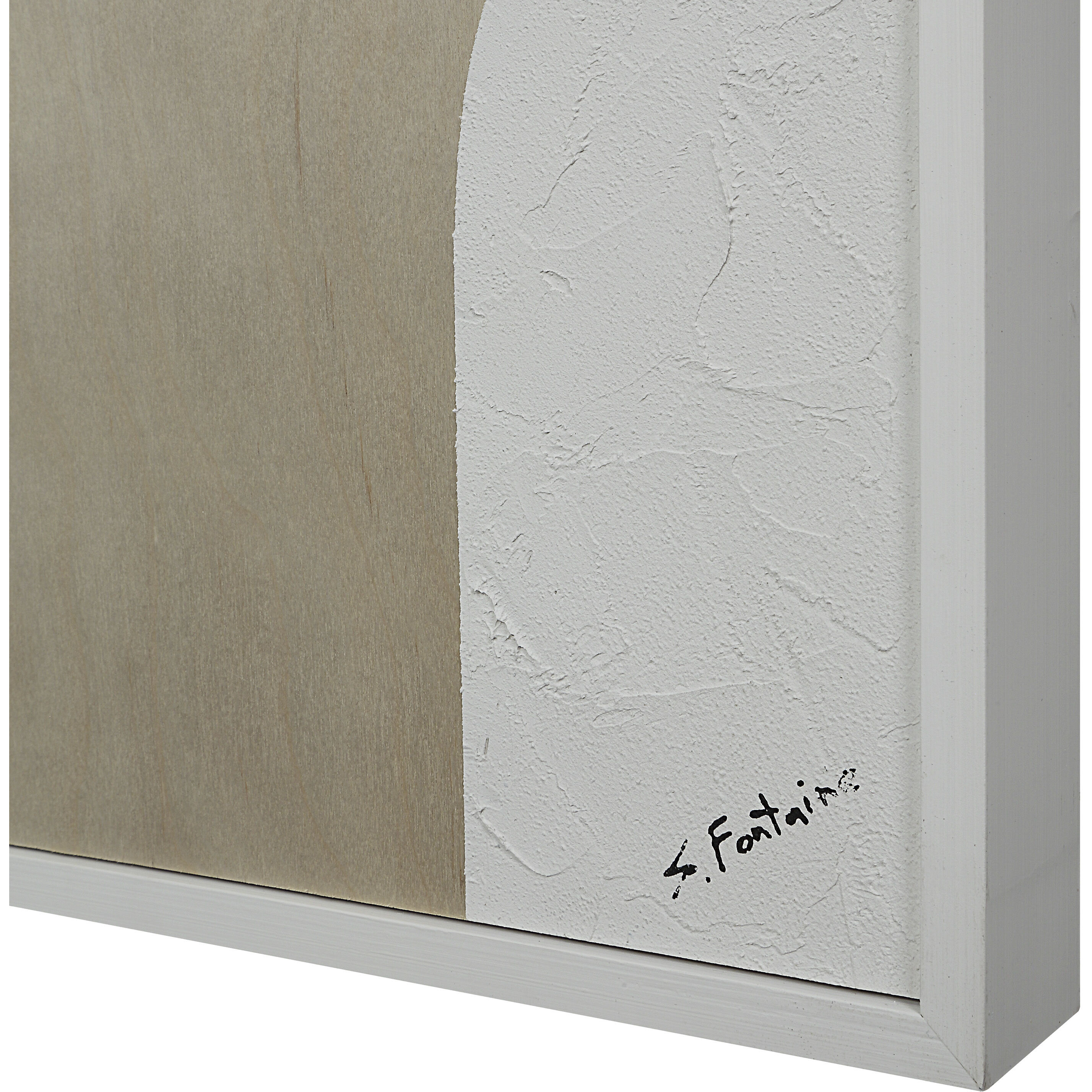 Erula Matte White Wall Art