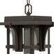 Manhattan LED 11 inch Oil Rubbed Bronze Outdoor Hanging Lantern