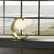 Crest 19.8 inch 5 watt Modern Brass Table Lamp Portable Light