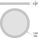 Disc LED 7.5 inch White Flush Mount Ceiling Light