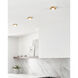 Kelly Wearstler Ebell Mini LED 4.5 inch Antique Nickel Flush Mount Ceiling Light, Integrated LED
