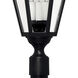 Estate Series Manor House 4 Light 27.5 inch Black Outdoor Post Mount Lantern