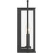 Aberdeen 1 Light 13.25 inch Sand Coal Black and Legacy Brass Outdoor Wall Sconce