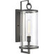 Hopkins 1 Light 20.5 inch Charcoal Outdoor Wall Sconce