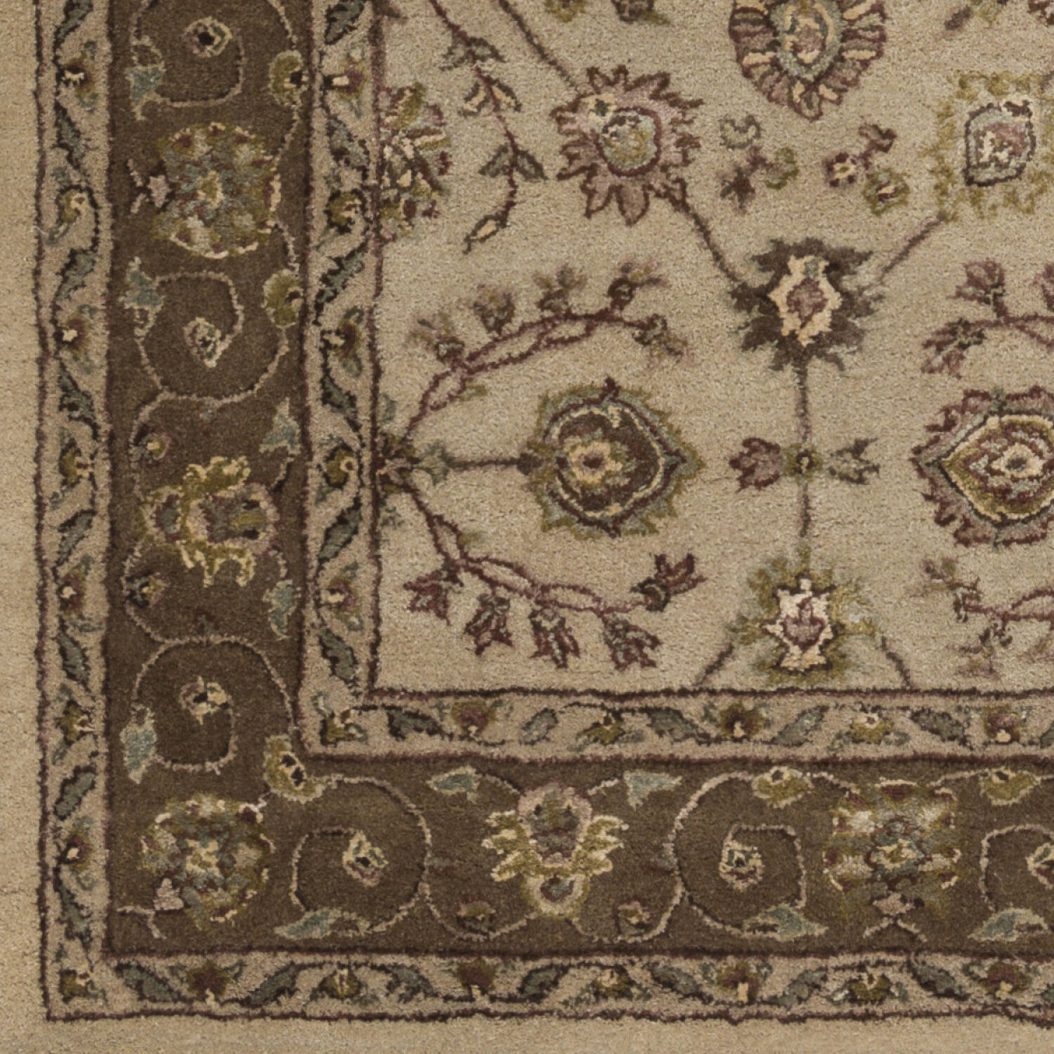 Breckenridge 150 X 30 inch Ivory / Olive / Dusty Sage / Tan Handmade Rug