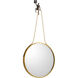 Muscle 38 X 18 inch Golden Bronze Wall Mirror