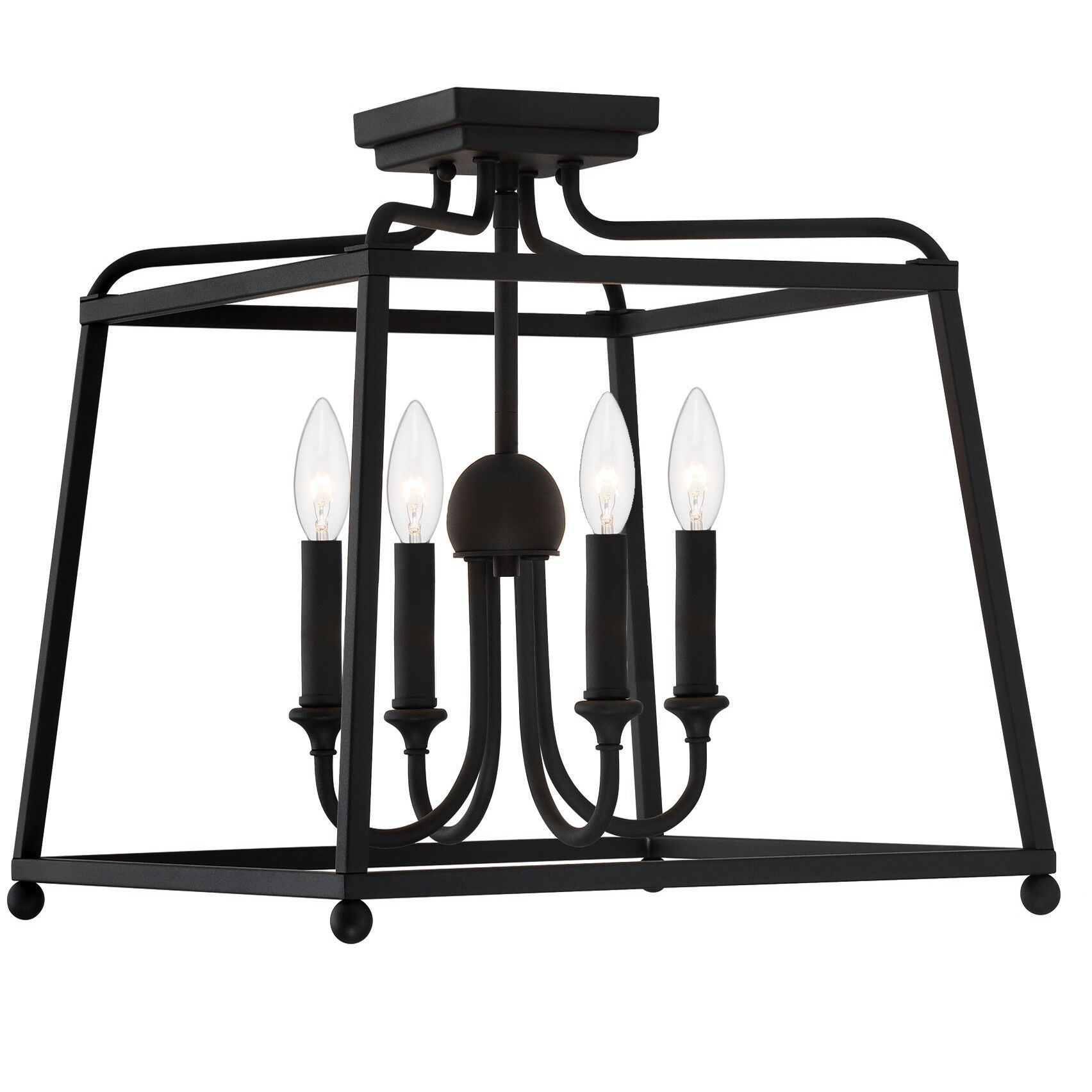 Sylvan 4 Light 16.00 inch Semi-Flush Mount