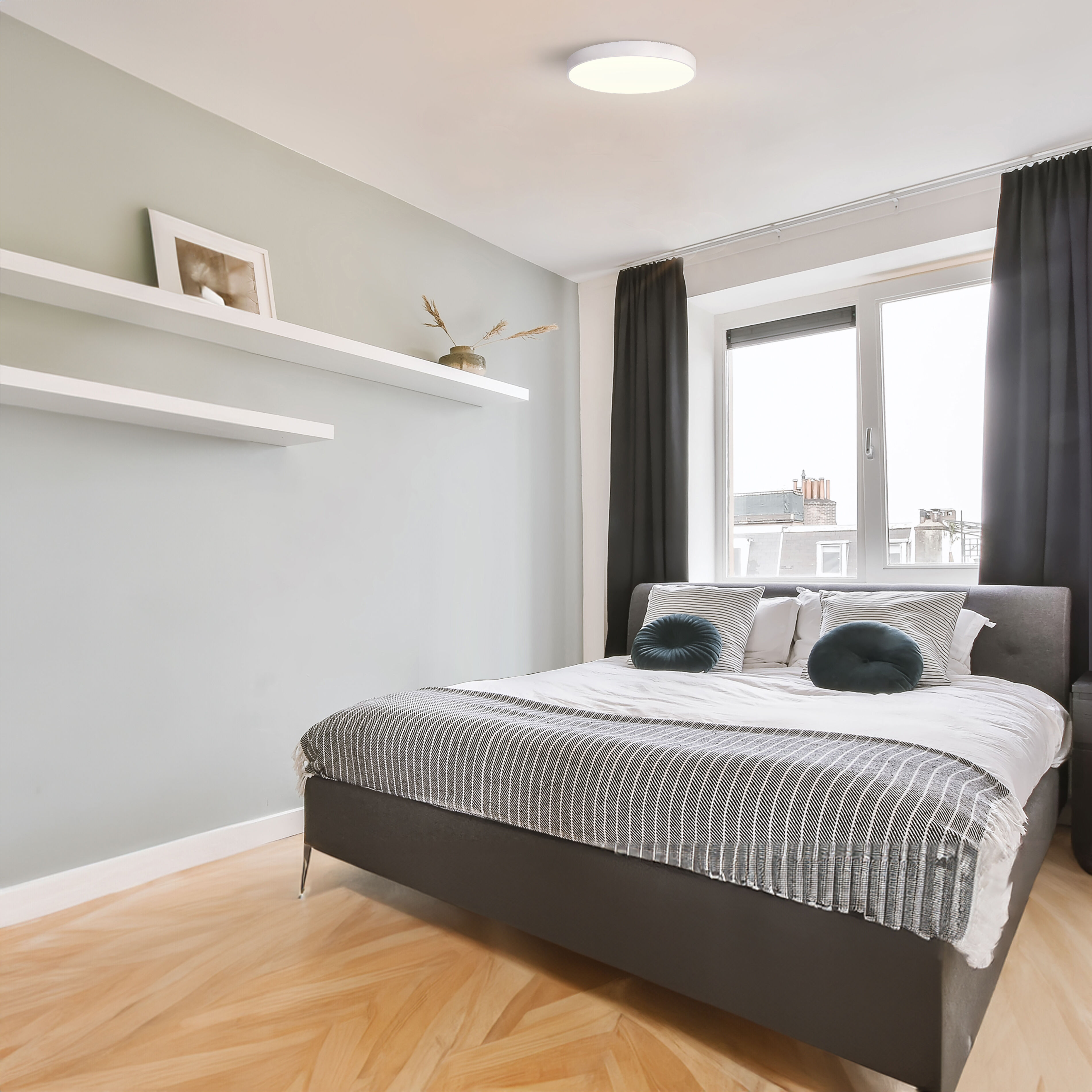 Madison LED 10 inch White Flush Mount Ceiling Light