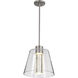 Aura LED 12 inch Brushed Nickel Pendant Ceiling Light