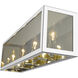 Infinity 4 Light 24 inch Chrome Vanity Wall Light