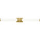 Idris LED 40.5 inch Modern Gold Bath Vanity Wall Light