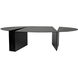 Minerva 66 X 29.5 inch Matte Black Coffee Table