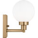 Sean Lavin Clybourn 2 Light 13.25 inch Satin Brass Bath Vanity Wall Light