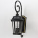 Dover VX 3 Light 31.5 inch Bronze Outdoor Wall Mount
