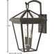Estate Series Alford Place Outdoor Wall Mount Lantern in Oil Rubbed Bronze, Non-LED, Medium