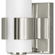 Aiden LED 5 inch Polished Nickel Bath Light Wall Light, Vertical