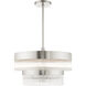 Nowrich 7 Light 24 inch Brushed Nickel Chandelier Ceiling Light
