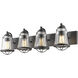 Mariner 4 Light 32 inch Bronze Vanity Wall Light