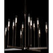 Lilium 12 Light 38.3 inch Dark Smoke Chandelier Ceiling Light