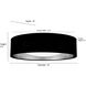 Rosata LED 16 inch White Flush Mount Ceiling Light