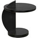 Reed 25 X 22 inch Hand Rubbed Black Side Table