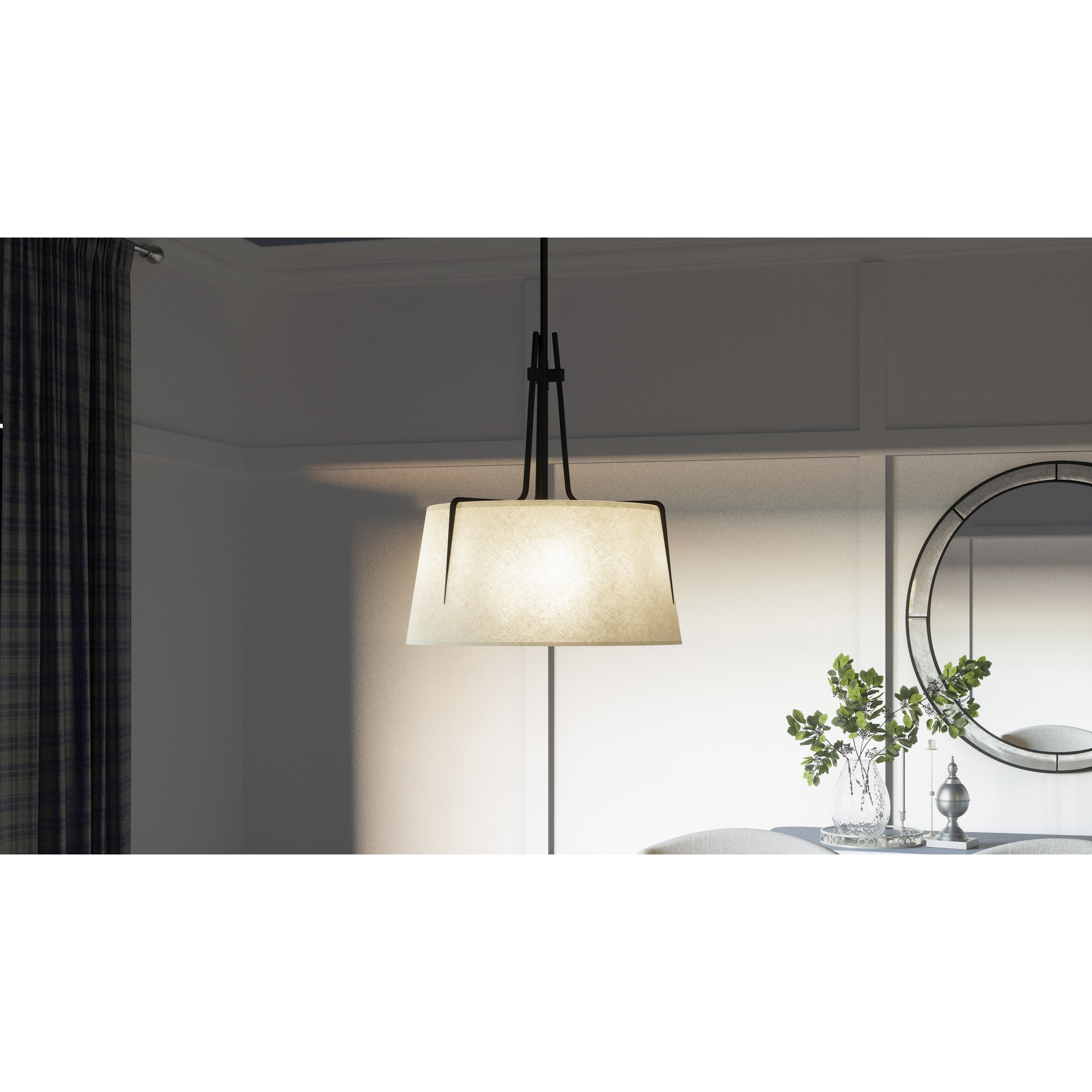 Leona 3 Light 18 inch Matte Black Pendant Ceiling Light