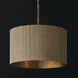 Donovan 3 Light 19.75 inch White Wash and Matte Brass Pendant Ceiling Light
