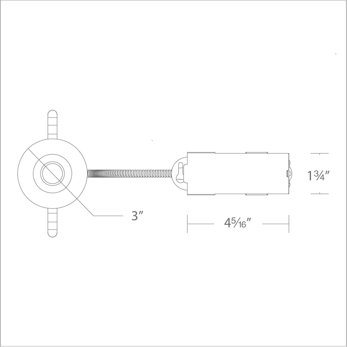 Ocularc LED Haze/White Recessed Lighting in Flood, 3000K, Round