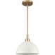 Pelham 2 Light 10 inch Satin Brass Pendant Ceiling Light