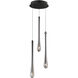 Stillo LED 10 inch Black Multi-Light Pendant Ceiling Light