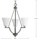Bravo 3 Light 18 inch Antique Bronze Foyer Chandelier Ceiling Light