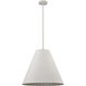 Sophie 3 Light 22 inch White Coral Pendant Ceiling Light