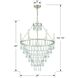 Lucille 6 Light 24 inch Antique Silver Chandelier Ceiling Light